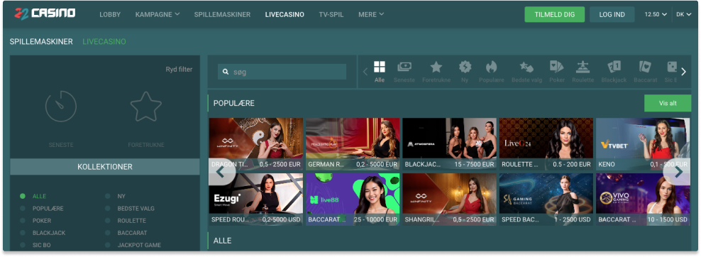 22Casino Online